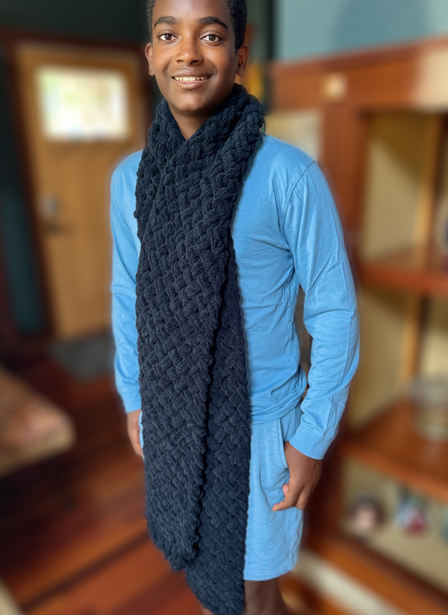 Handmade Criss Cross Scarf – Jonah's Hands