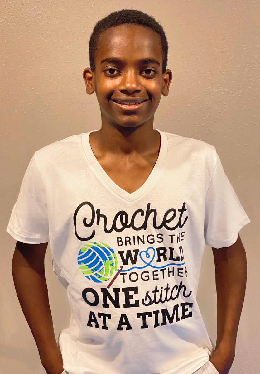 Crochet Brings The World Together Tee (Unisex & Women's Cut
