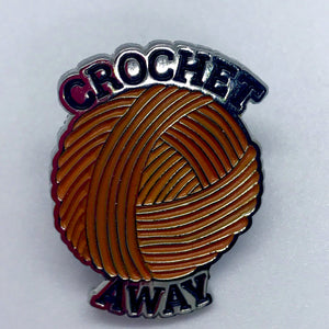 “Crochet Away” Collectible Enamel Pin