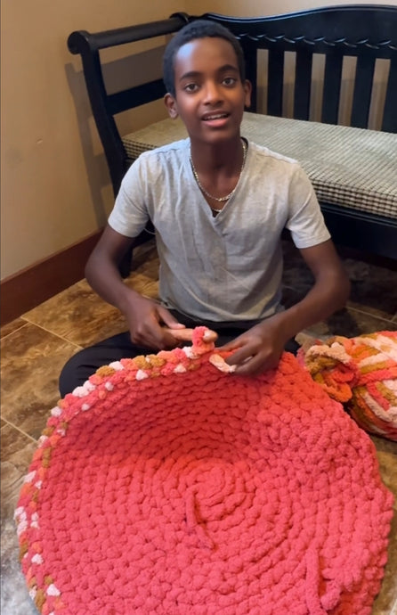 Round and Round Crochet Rug