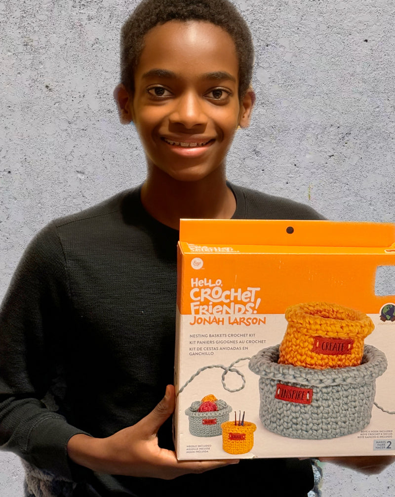 Jonah's Hands Crochet Nesting Basket Kit