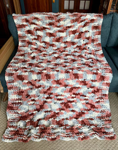 Handmade Finger Loop Afghan