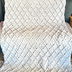 Handmade Trellis Blanket