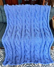 Handmade Cozy Cable Blanket