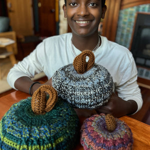 Handmade Crochet Pumpkins