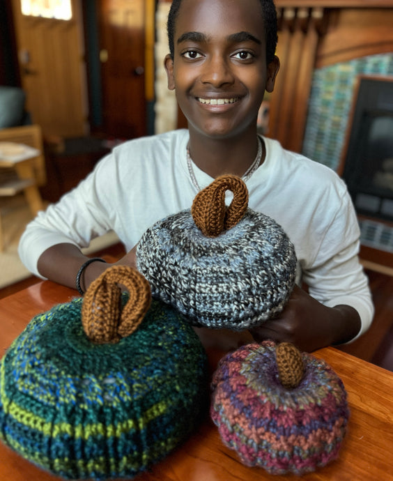 Handmade Crochet Pumpkins