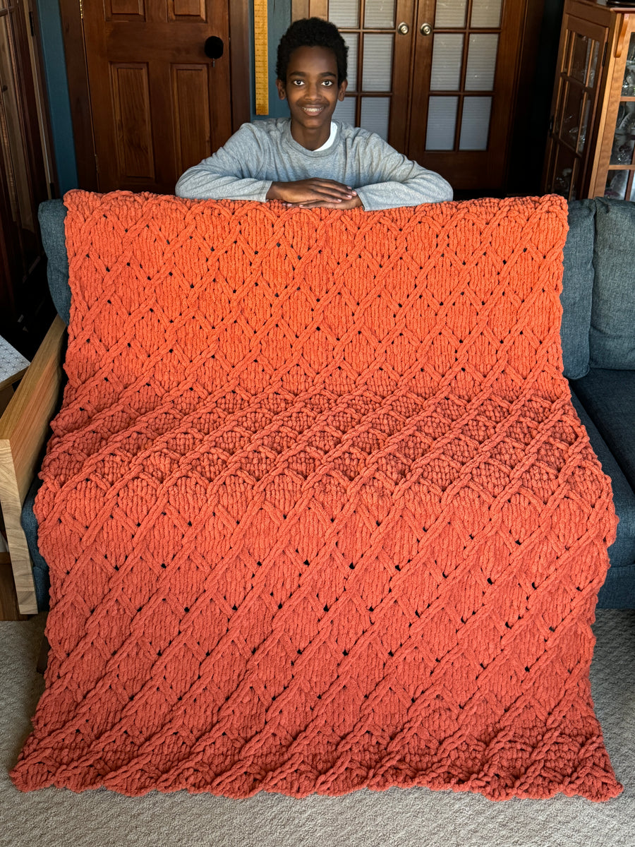 Handmade Trellis Blanket – Jonah’s Hands