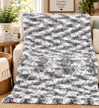 Handmade Trellis Blanket