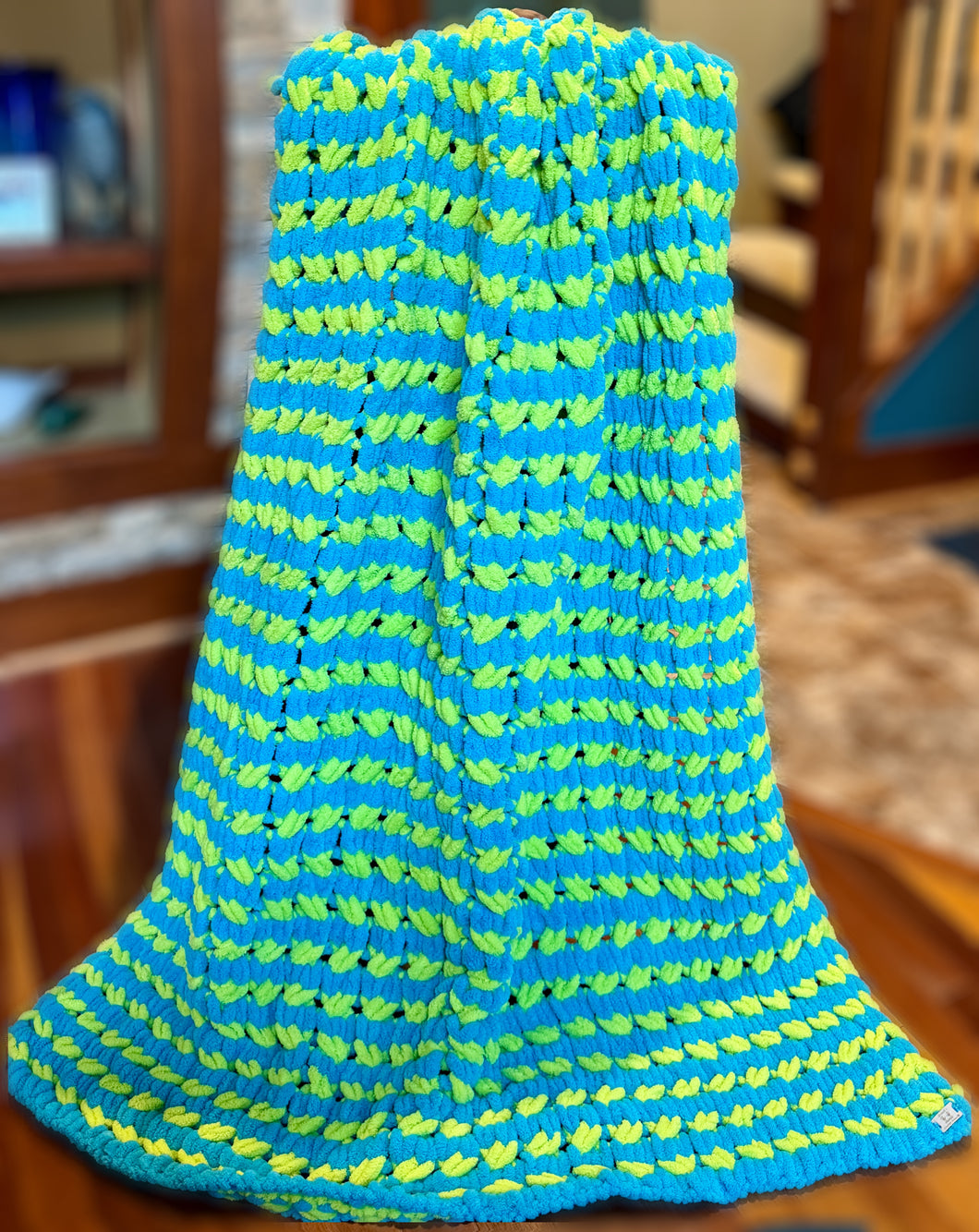 Handmade Kid’s Silly Striped Blanket