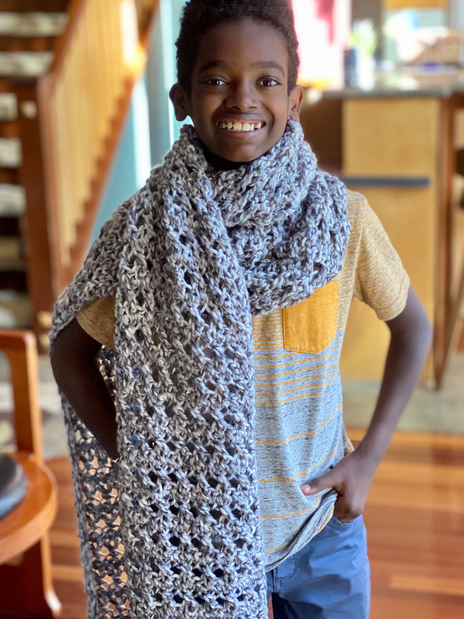 super scarf knitting pattern