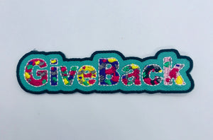 “Give Back” Patch