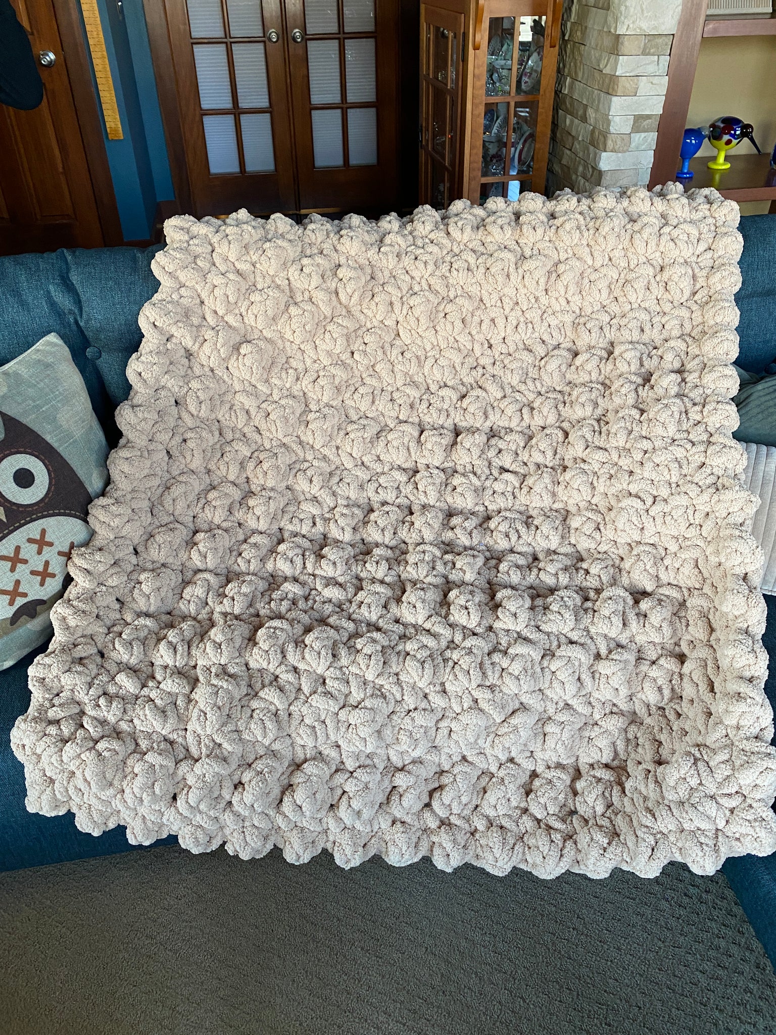 Bernat Dipped End Crochet Blanket Pattern