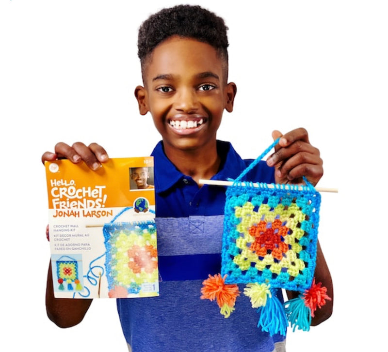 Crochet Brings The World Together Patch & Pin Set – Jonah's Hands