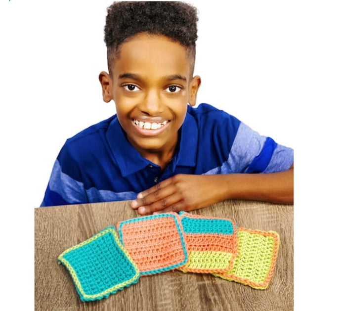 Crochet Brings The World Together Patch & Pin Set – Jonah's Hands