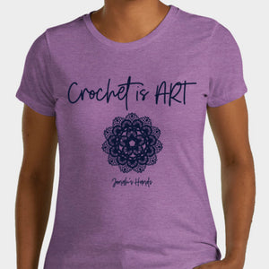 “NEW” Crochet is Art Tee