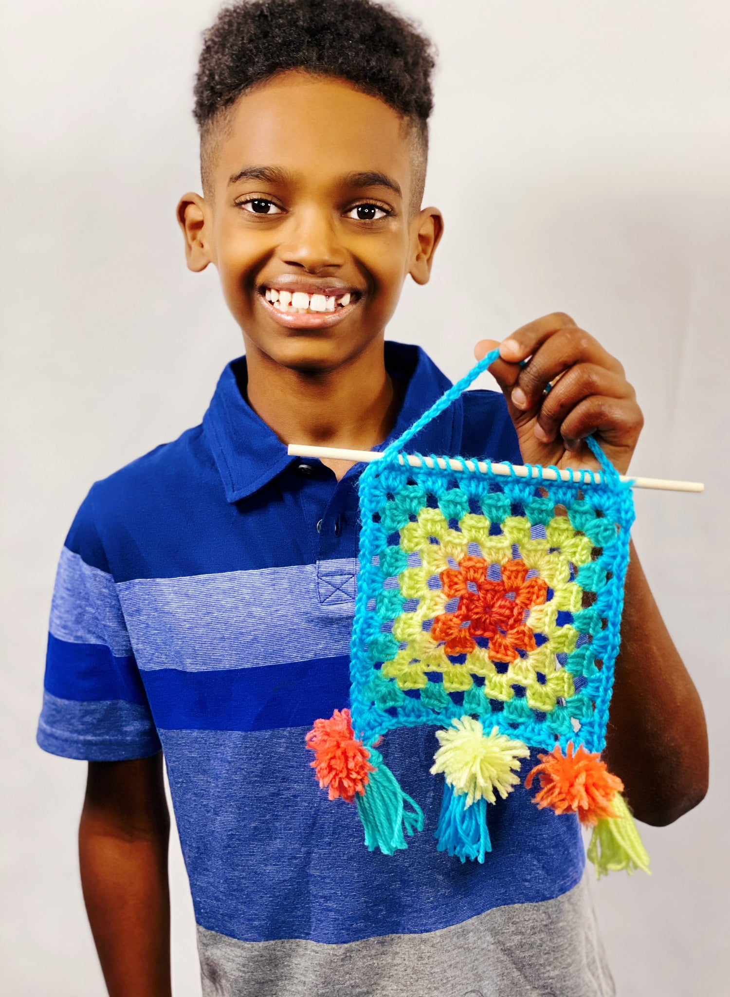  Boye Jonah's Hands Nesting Baskets Beginners Crochet Kit for  Kids and Adults, Makes 2 Projects, Multicolor 7 Piece, Small