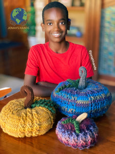 Handmade Crochet Pumpkin Set