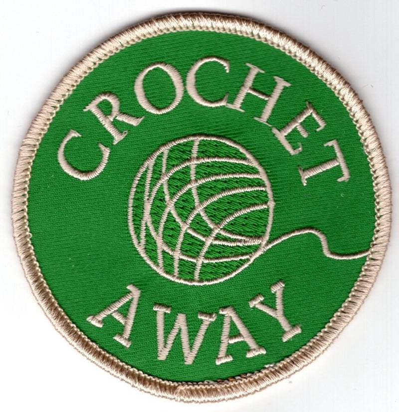 Crochet Away” Patch (Green) – Jonah's Hands