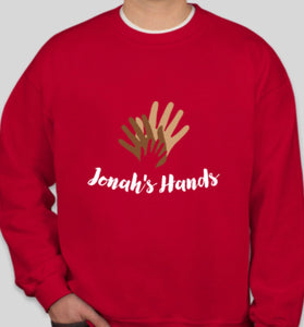 Jonah’s Hands Crewneck Sweatshirt, Unisex (4 colors)