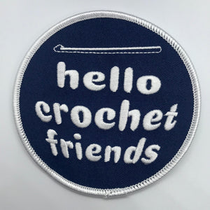 “Hello Crochet Friends” Patch